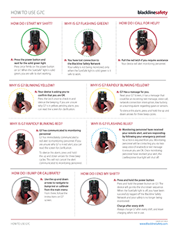 G7c Quick Reference